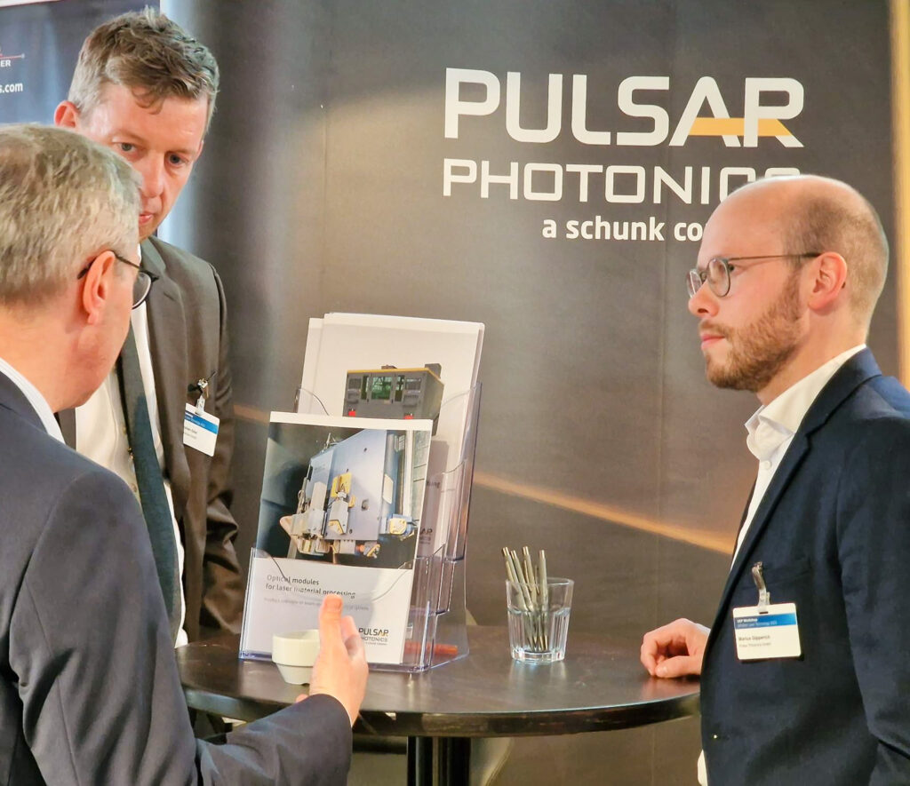 Veranstaltungen, Vortrag, Events, Termine, Konferenz, Workshop, Pulsar Photonics, Teampulsar, Referent, Speaker, Rede, Vortragende, UKP, Ultrakurzpulslaser, Lasermikrobearbeitung