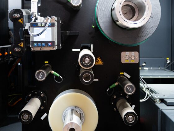 Rollenansicht in der RDDX800 automatic Laseranlage